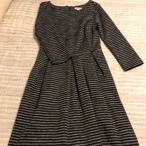 Black Striped Dress